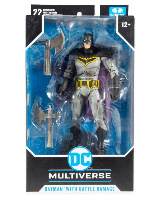 Action Figure DC Multiverse - Batman with Battle Damage 