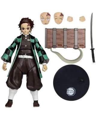 Action Figure Demon Slayer Kimetsu No Yaiba - Tanjiron Kamado with Nezuko Box 