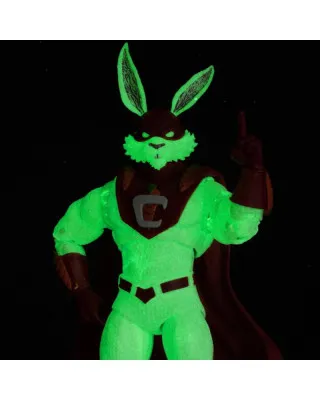 Action Figure DC Multiverse - Justice League Captain Carrot - Captain Carrot - Glow In The Dark Edition (Gold Label) 