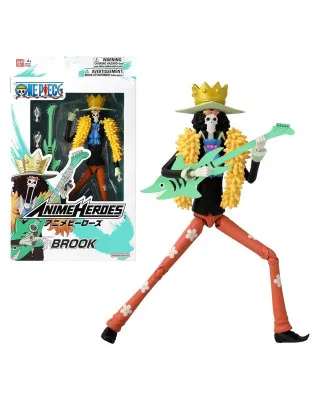 Action Figure One Piece - Bandai Anime Heroes - Brook 