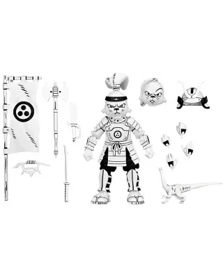 Action Figure Samurai Adventure Usagi Yojimbo - Yojimbo Black & White 