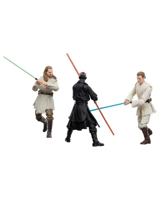 Action Figure Star Wars Episode I Black Series - 3-Pack Qui-Gon Jinn, Darth Maul, Obi-Wan Kenobi 