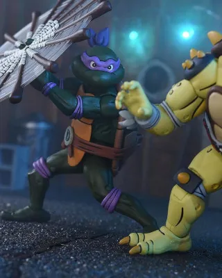 Action Figure Teenage Mutant Ninja - Ultimate Donatello Does Machines VHS Style 