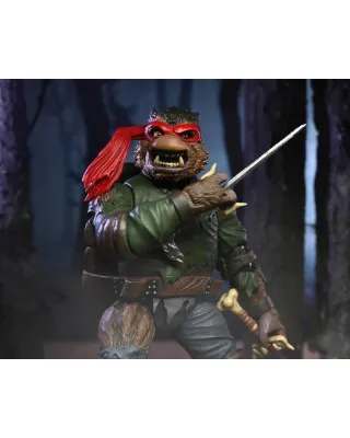 Action Figure Universal Monsters x Teenage Mutant Ninja Turtles - Raphael as The Wolfman 