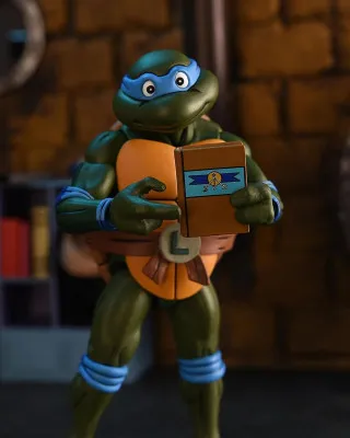 Action Figure Teenage Mutant Ninja - Ultimate Leonardo Leads VHS Style 