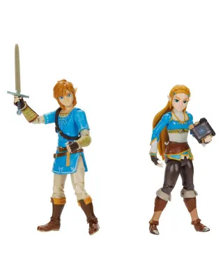 Action Figure The Legend of Zelda Breath of the Wild - Link & Zelda 