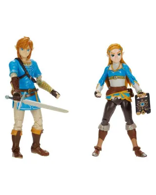 Action Figure The Legend of Zelda Breath of the Wild - Link & Zelda 