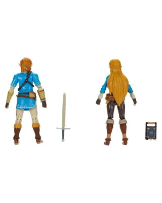 Action Figure The Legend of Zelda Breath of the Wild - Link & Zelda 