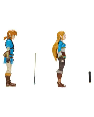 Action Figure The Legend of Zelda Breath of the Wild - Link & Zelda 