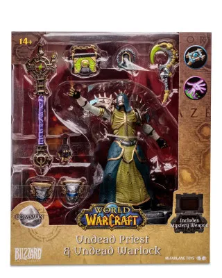Action Figure World of Warcraft - Undead Priest & Undead Warlock 