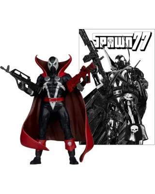 Action Figure Spawn 1977 - Red And Black - Red Platinum Edition