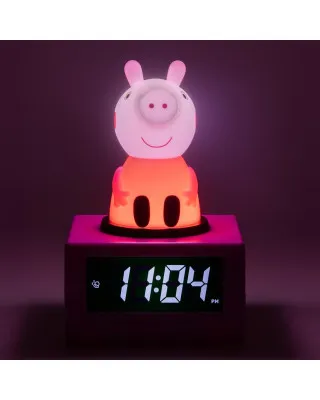 Alarm Sat Paladone Peppa Pig - Alarm Clock with Light 