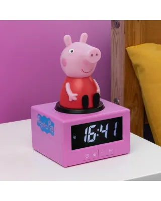 Alarm Sat Paladone Peppa Pig - Alarm Clock with Light 