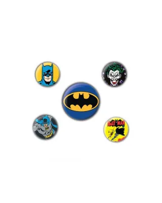 Bedževi Batman (Retro) - Badge Pack 