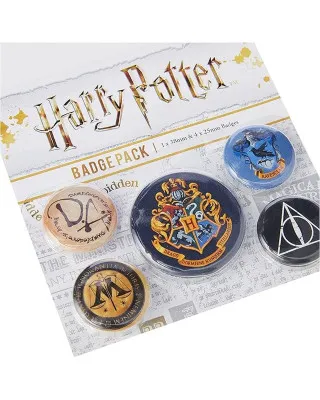 Bedževi Harry Potter Hogwarts - Badge Pack 