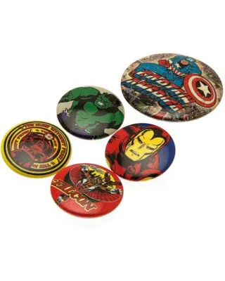 Bedževi Marvel Comics Captain America - Badge Pack 