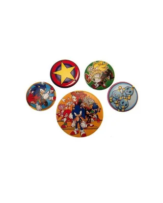 Bedževi Sonic The Hedgehog (Speed Team) - Badge Pack 
