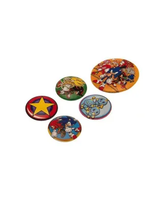 Bedževi Sonic The Hedgehog (Speed Team) - Badge Pack 