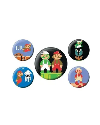 Bedževi Super Mario Bros  - Badge Pack 