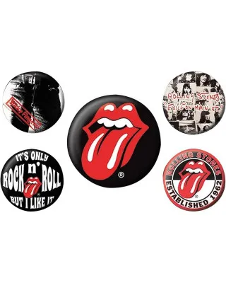 Bedževi The Rolling Stones Official - Badge Pack 