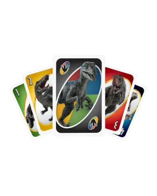 Društvena igra Mattel UNO - Jurassic World 3- Card Game 