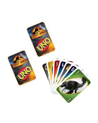 Društvena igra Mattel UNO - Jurassic World 3- Card Game 