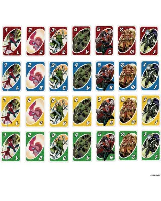 Društvena igra Mattel UNO - The Amazing Spiderman - Card Game 