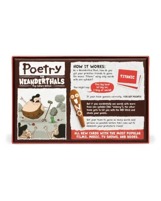 Društvena igra Poetry for Neanderthals - POP Culture Edition 