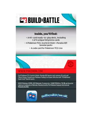 Društvena igra - Pokemon - TCG Scarlet & Violet - Paradox Rift - Build & Battle Box 