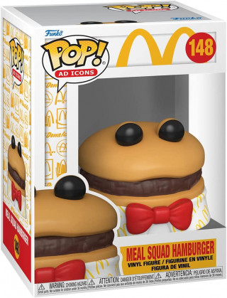 Bobble Figure AD Icons POP! McDonalds - Meal Squad Hamburger 