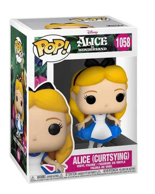 Bobble Figure Disney - Alice In Wonderland POP! - Alice Curtsying 