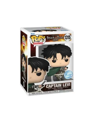 Bobble Figure Anime - Attack on Titan POP! - Captain Levi - Special Edition 