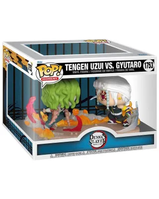 Bobble Figure Anime - Demon Slayer Kimetsu no Yaiba POP! - Tengen Uzui Vs Gyutaro 