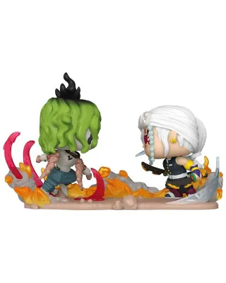 Bobble Figure Anime - Demon Slayer Kimetsu no Yaiba POP! - Tengen Uzui Vs Gyutaro 