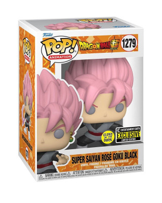 Bobble Figure Anime - Dragon Ball Super POP! - Super Saiyan Rose Goku with Translucent Scythe - Glows in the Dark 