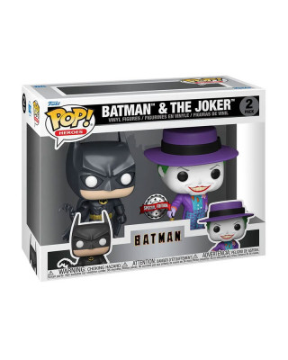 Bobble Figure DC - Batman (1989) POP! 2-Pack - Batman & The Joker - Special Edition 