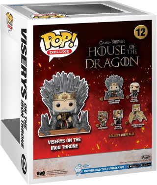 Bobble Figure Deluxe - House of the Dragon POP! - Viserys on the Iron Throne 