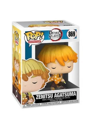 Bobble Figure Anime - Demon Slayer Kimetsu no Yaiba POP! - Zenitsu Agatsuma 