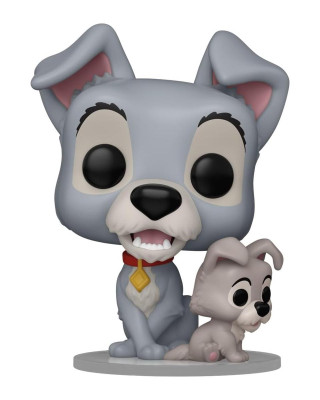 Bobble Figure Disney - Lady and the Tramp POP! - Tramp with Puppy 