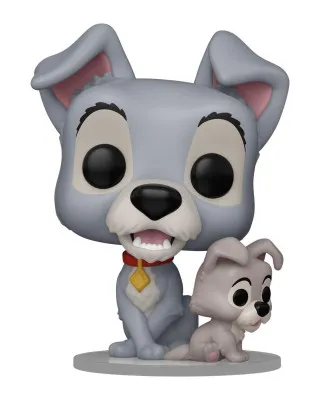 Bobble Figure Disney - Lady and the Tramp POP! - Tramp with Puppy 