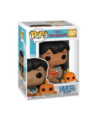 Bobble Figure Disney - Lilo & Stitch POP! - Lilo With Pudge 