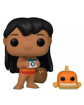 Bobble Figure Disney - Lilo & Stitch POP! - Lilo With Pudge 