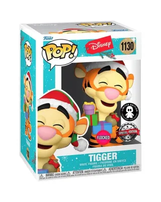 Bobble Figure Disney - Winnie the Pooh POP! - Tigger Flocked 