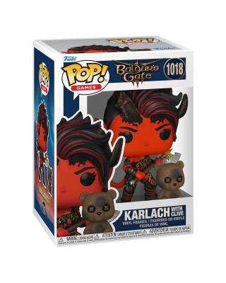 Bobble Figure Games - Baldur's Gate POP! - Karlach with Clive 