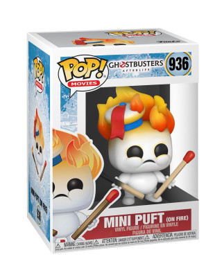 Bobble Figure Ghostbusters - Afterlife POP! - Mini Puft (On Fire) 