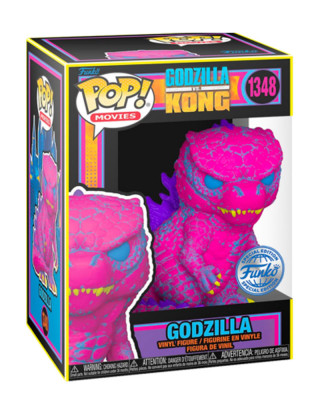 Bobble Figure Godzilla vs Kong POP! - Godzilla (Blacklight) - Special Edition 