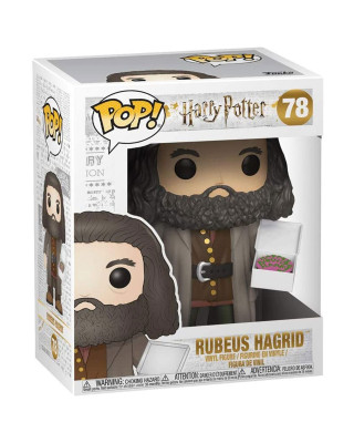 Bobble Figure Harry Potter Holiday POP! - Rubeus Hagrid with Cake 