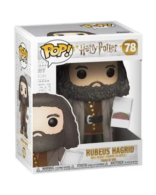 Bobble Figure Harry Potter POP! - Rubeus Hagrid with Cake 