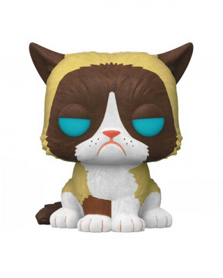 Bobble Figure Icons POP! - Grumpy Cat - Flocked 
