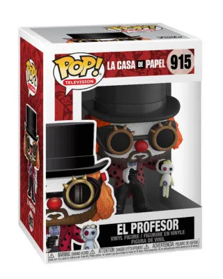 Bobble Figure Television - La Casa De Papel POP! - El Profesor 